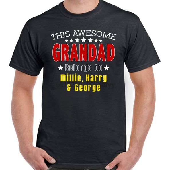 

персонализированный этот высокий grandad относится к mens весёлого fathers day t-shirt (1