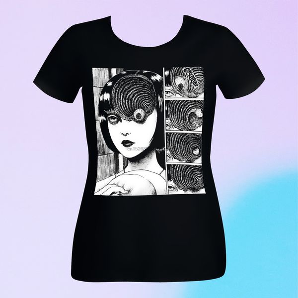 

uzumakijunji itocreepy cutehorror manga femme fit tee men t shirt