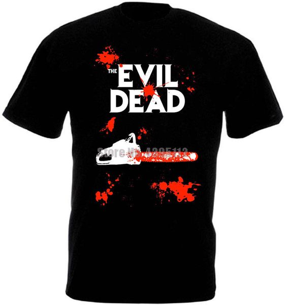 

evil dead movie poster horror mens t-shirt streetwear harajuku tshirts designer t shirts o neck t-shirts for men
