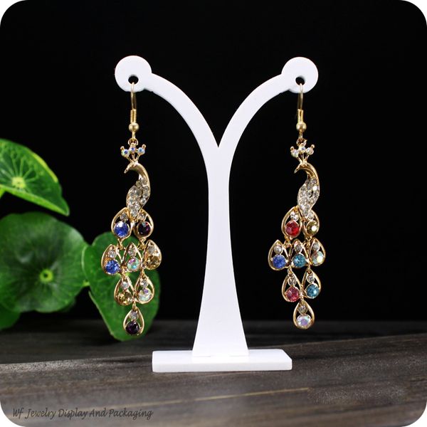 

acrylic earring dislay props earring holder showing rack stand showcase, Pink;blue