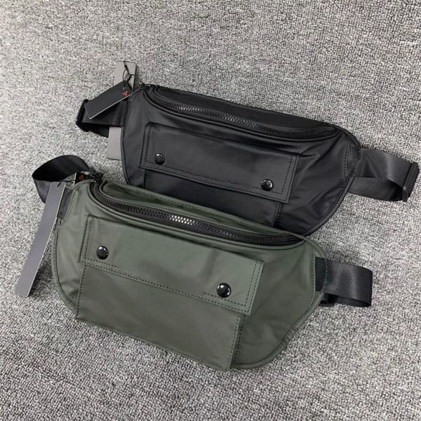 

#2808 new released embroidered classic waist bag causal sport shoulder bag men fashion cyberpunk style street bag