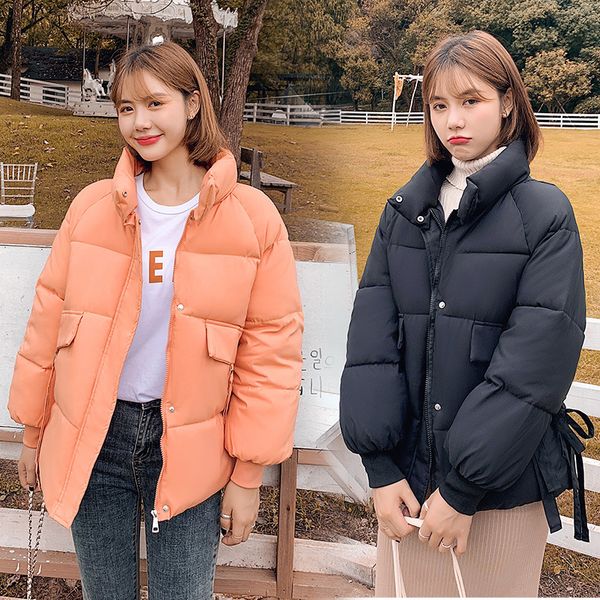 

down jacketwomen 2020 new bread student korean version loose women short winter warm coat fashion down coat, Black