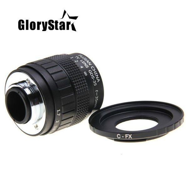 

glorystar 35mm f1.7 cctv tv lens c mount to fuji fujifilm x-a2 x-a1 x-t1 x-t2 x-t10 x-e1 x-e2 x-1m x-pro1 x-pro2 x-mount