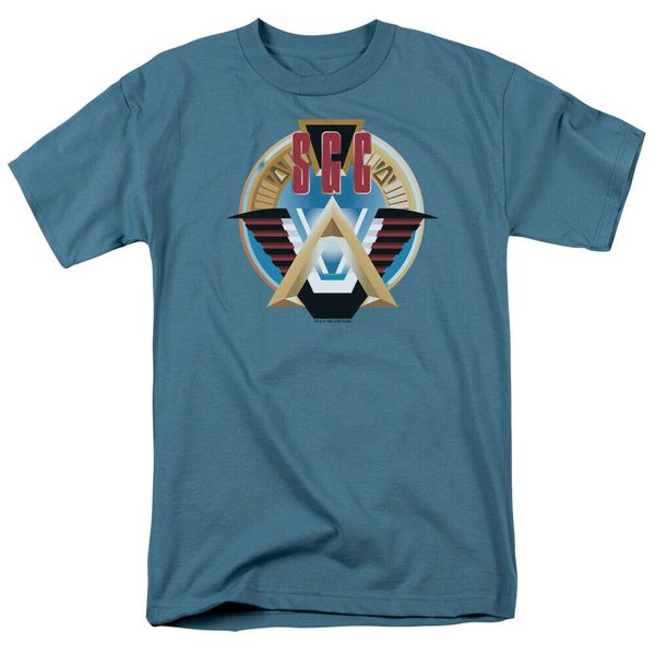 

stargate sg-1 sgc logo t-shirt - adult, child summer style tee shirt