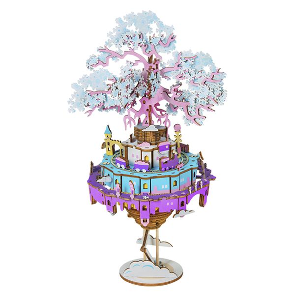 

robotime стволовые игрушки 3d деревянные головоломки music box для подарков y200317
