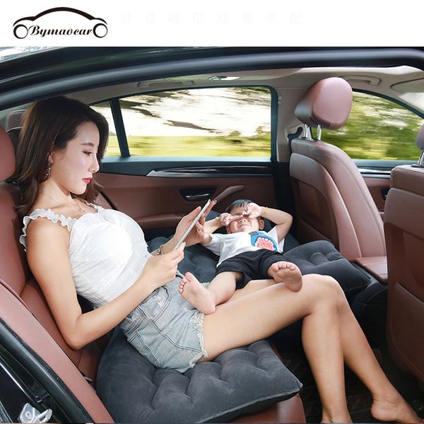

bymaocar car travel bed can be seated children multi-function air bed car air