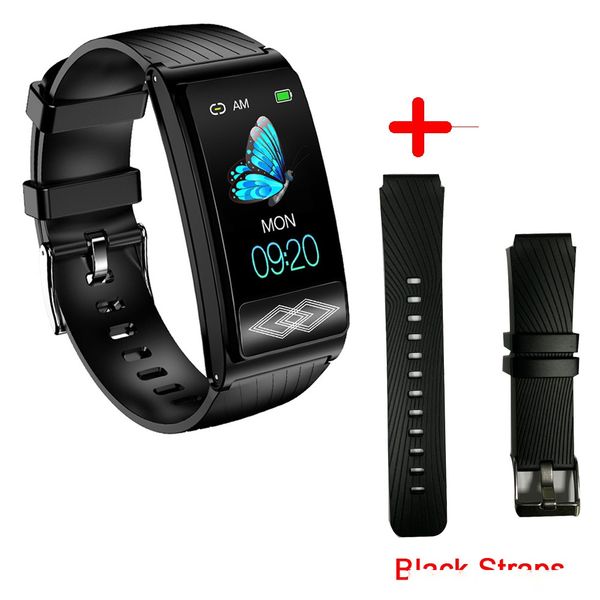 

ppg hrv bracelet men hand ecg text electrocardiogram record heart rate smart band waterproof fitness wristbands