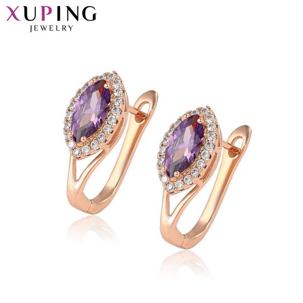 

xuping earring butterfly shaped hoop earring new design statement jewelry christmas gift 80101, Golden;silver