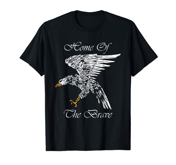 

veteran shirt home of the because of the brave t-shirt short sleeves cotton fashion t shirt ing