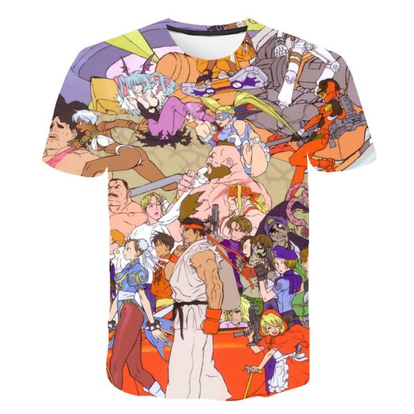 

trend anime new cartoon cute men selling 3d print shirts comics funny humor men clothing