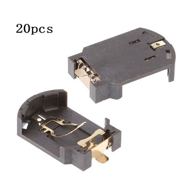 

accessories & parts battery storage boxes 20pcs plastic housing cr2032 smd button cell battery socket holder socket case
