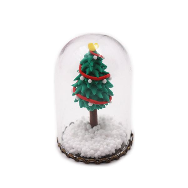 

acrylic toy display round case box dustproof container xmas gift 3.8cm