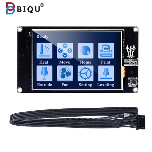 

d printing 3d printer parts & accessories bigtreetech tft35 v2.0 control panel 3.5 inch touch screen full-color lcd compatible with m