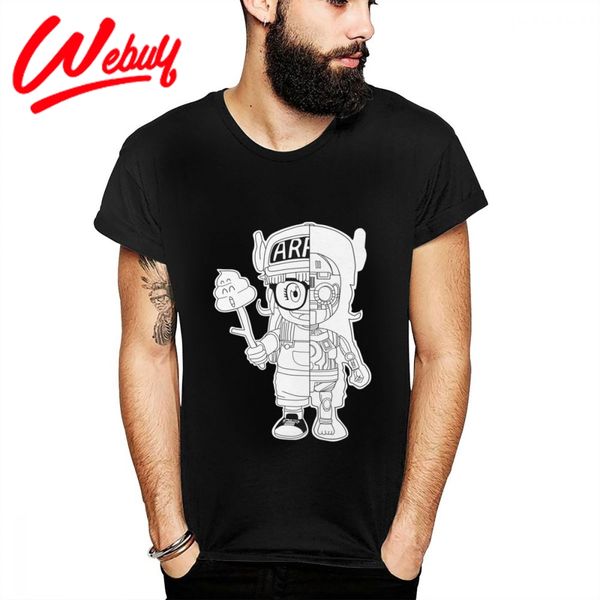 

interesting design arale's robot anatomy dr slump t-shirt male 3d print plus size o-neck short sleeve