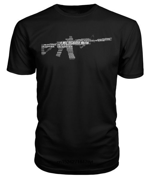 

funny men t shirt white t-shirt tshirts black tee gun shirt - 2nd amendment shirt - ar 15 rifle tshirt