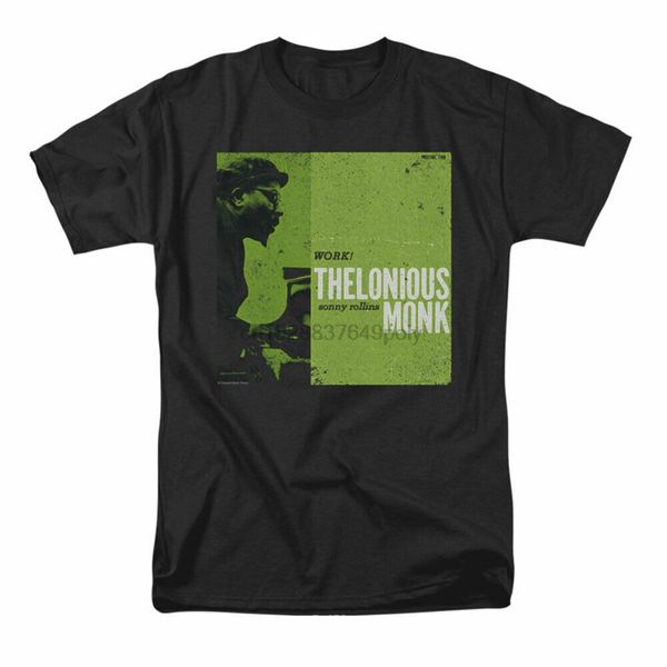 

thelonious monk mens work t shirt black