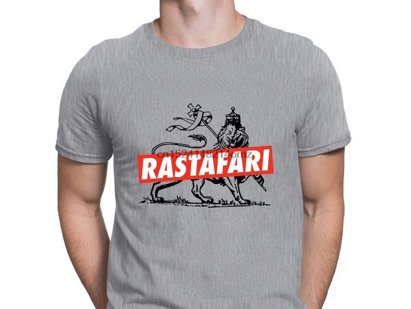 

lion of judah jah rastafari haile selassie reggae t shirt designing summer mens t-shirt comfortable fitness euro size s-3xl