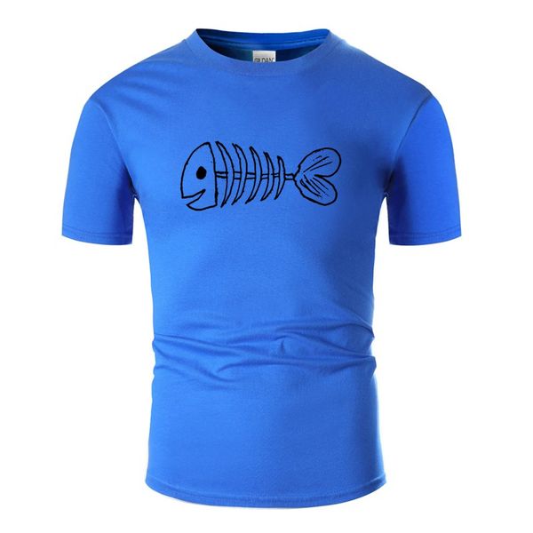 

create fishbone with smile t shirt for mens hipster letters streetwear leisure men's t-shirts 2020 oversize s-5xl