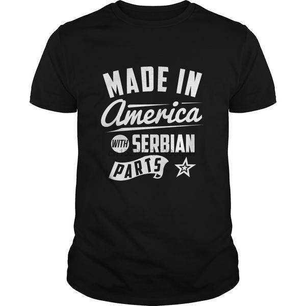 

men tshirt short sleeve american serbian t-shirts cool tee women t-shirt