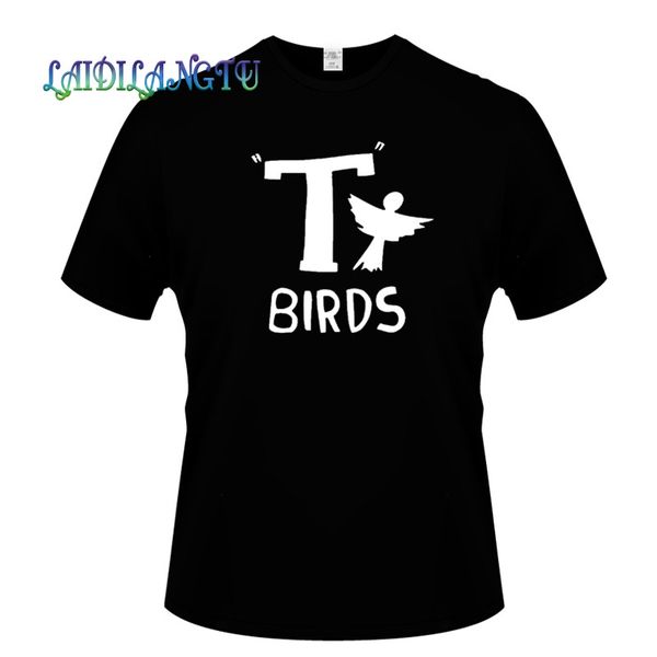 

t birds cotton t shirt men classical comfortable summer t-shirt short sleeve fashion fitness basic undershirt