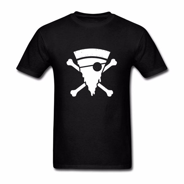 

2018 отпечатано s cotton t shirt streetwear смешной топы тис bone пицца пират повседневный фитнес марка футболку