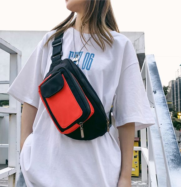 

waist bags waterproof bag fashion chest pack outdoor sports crossbody casual travel women bum belt hip hop fanny