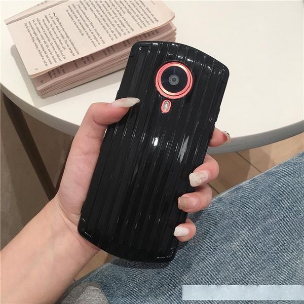 

simple solid color meitu t9 mobile phone shell t8s silicone drop-resistant meitu t8 cool fashion mp1718 luggage soft case meitu m8 creative