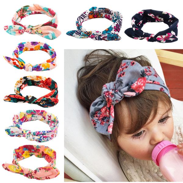 

new colorful boho newborn toddler headband ribbon elastic baby headdress kids hair band girl bow knot headwear, Slivery;white