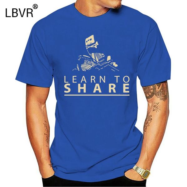 

men short sleeve tshirt learn to share the pirate bay t shirt women t-shirt