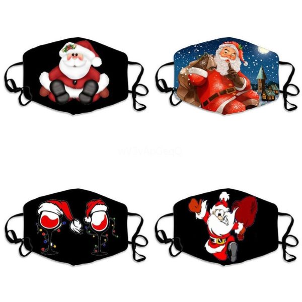 

cartoon printed washable face mask individual black gift pac e anti dustanti-bacterial#390