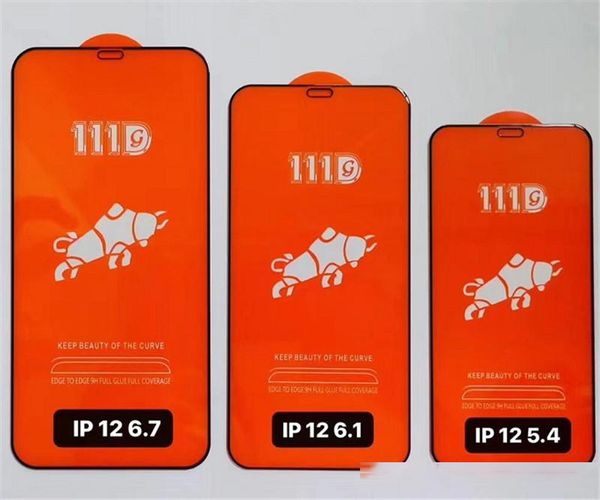 

111d full cover tempered glass screen protector for iphone 12 11 pro max samsung note20 a21s a11s a71 a51 a41 a31 a11 a21 a01