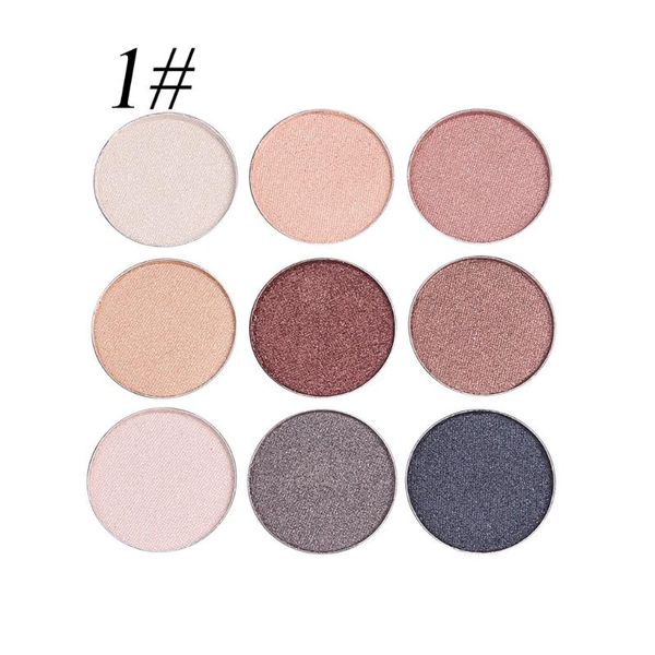 

9 color eye shadow chinese brand eye shadow plate nude color earth disk beauty makeup spot