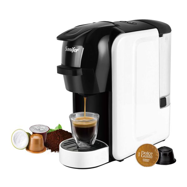 

italian espresso electric coffee capsule machine 3 in 1 for nestle capsules kitchen appliances 19 bar