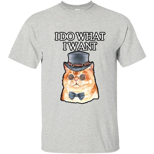 

оптовая я делать то, что я хочу высокомерный cat t-shirt men t shirt mens tee shirt solid color круглый шеи фитнес мужской 2020 hiphop