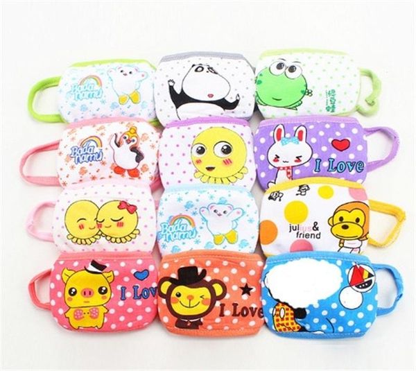 

cartoon animal pig print respirator cotton two tier washable face masks fashion respirable mascherine custom kids child 1md c2