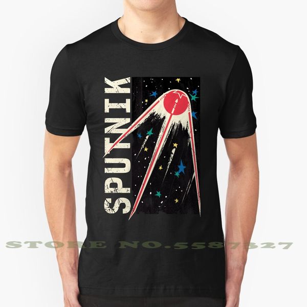

sputnik stars summer funny t shirt for men women sputnik satellite rocket communism russia ussr space program space soviet
