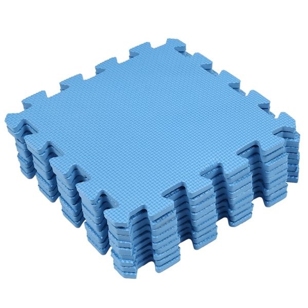 

eva puzzle foam anti-fatigue blue interlocking floor mats