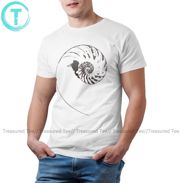 

aquatic t shirt nautilus shell t-shirt printed male tee shirt fashion funny plus size tshirt