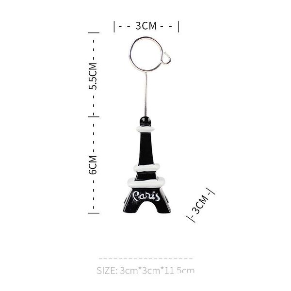 

paris travel memo holder creative tower design place card holder iron message wire clip holder name card p clip stand souvenir gifts