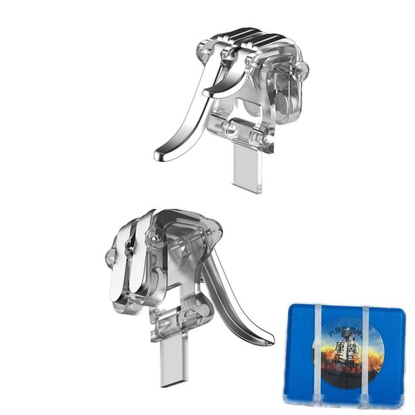 

metal pubg gamepad mobile trigger control cell phone gamepad controller fire gaming shooter for phone gamepad joystick