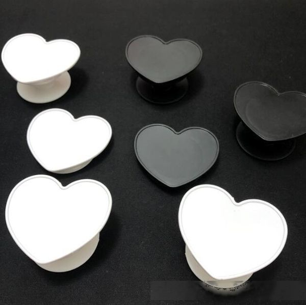 

love heart universal cell phone holder with opp bag real 3m glue expandable grip stand bracket 360 degree finger flexible