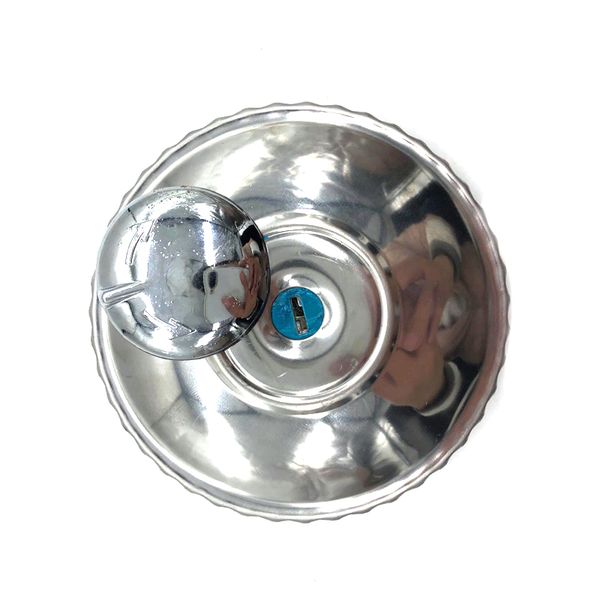 

cj750 motorcycle stainless steel fuel tank lock cap case for kc750 k750 motorcycle parts