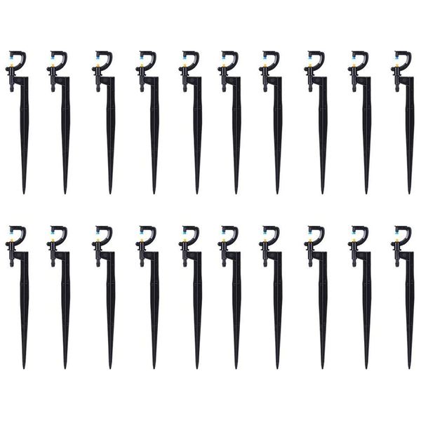 

watering equipments garden spray nozzle, 20pcs 4/7 sprinkler g type ground rod nozzle lawn irrigation