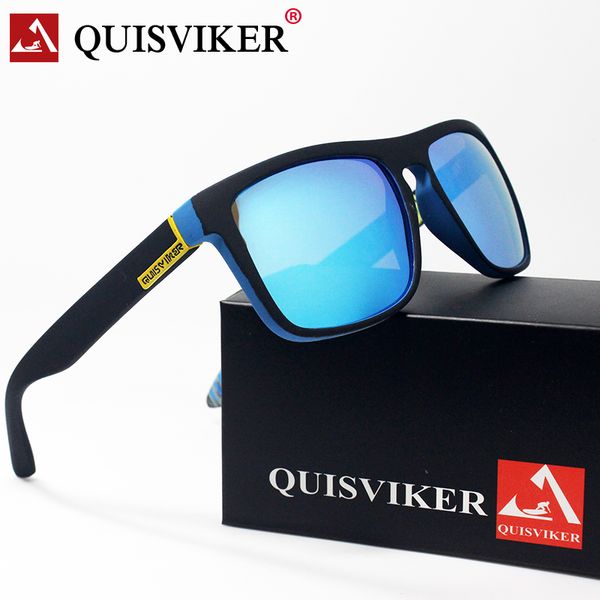 

quisviker brand designer 2020 new classic polarized sunglasses men women driving square sun glasses male goggles, White;black