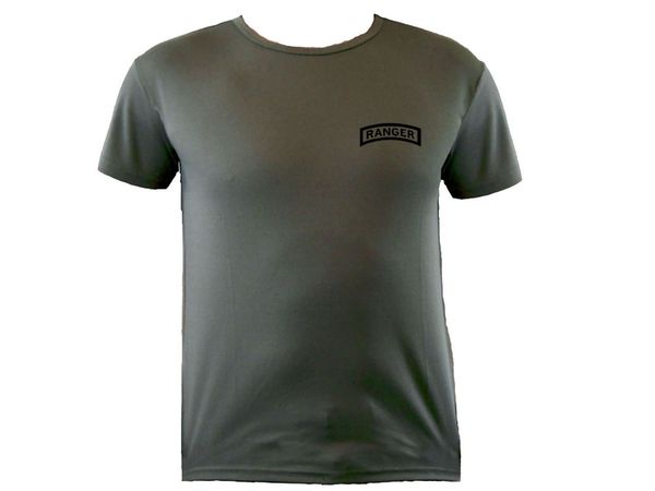 

2019 us special forces ranger tab green sweat polyester t shirt