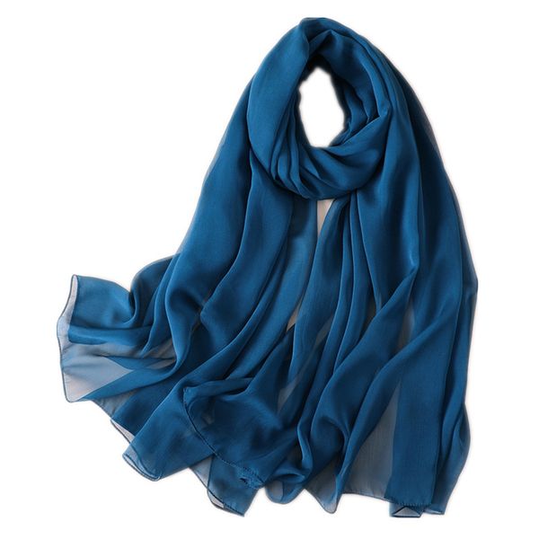 

2020 new fashion summer print silk scarf for women long soft wraps and shawls beach hijab female foulard, Blue;gray