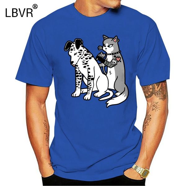 

мужчины тенниска татуировки cat inked далматин мультфильм смешные женщины футболку