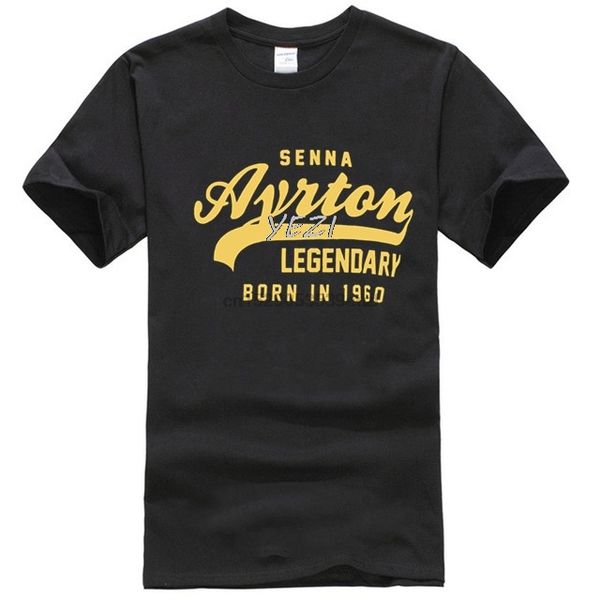 

айртон сенна футболка легенда футболка hipster harajuku бренд одежды футболки короткие моды