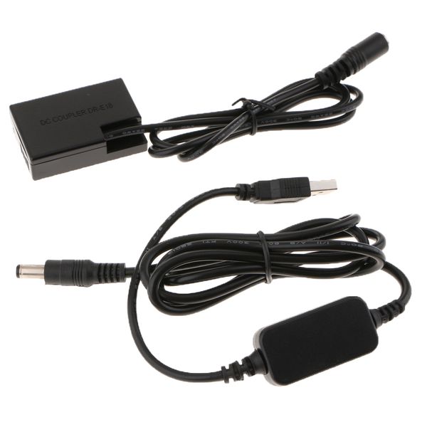 

ack-e18 ac power adapter dc coupler for 750d 760d t6s kiss x8i 8000d