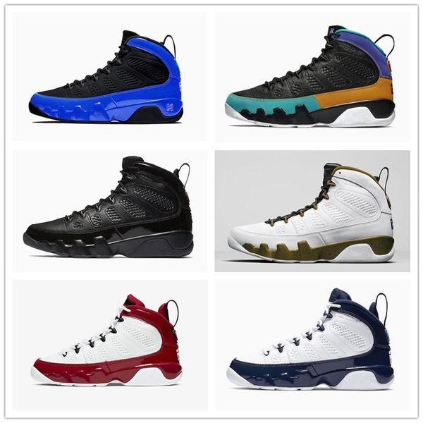 

mens basketball shoes 9s gym red dream it do it unc la bred space jam anthracite 9 sports trainers sneaker size 5.5-13